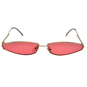 9343 | Pink Teardrop Lens Sunglasses